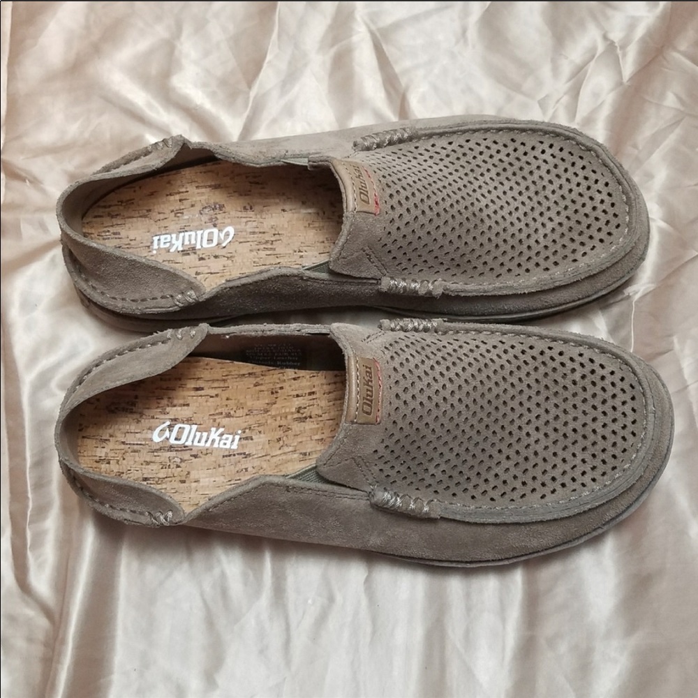 OluKai Moloa Brown Toffee Loafers